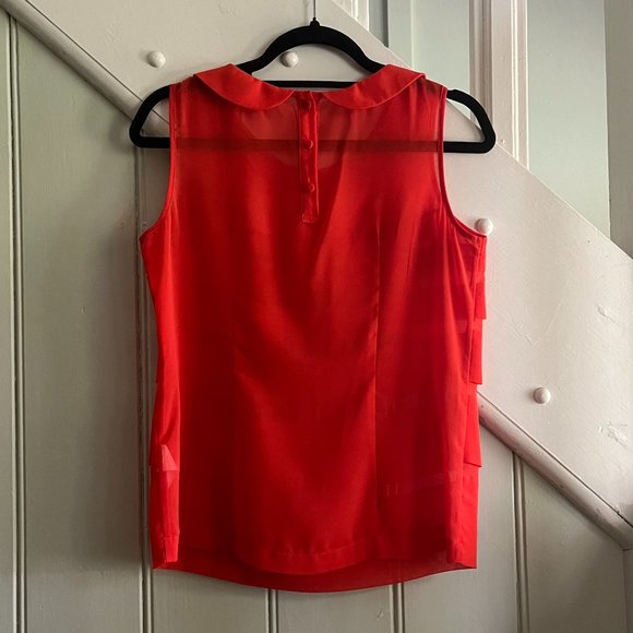 Review, Sheer Orange Blouse (10) - Picture 2 of 4